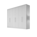 ROUPEIRO NOVO HORIZONTE NEW VERTICE 6 PORTAS 4 GAVETAS COR: BRANCO REF:18064391 A2,36XL2,10XP0,56