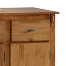 BALCÃO LINZ 3 PORTAS 2 GAVETAS REF.: 60631 COR: 024B IMBUIA GLAZER