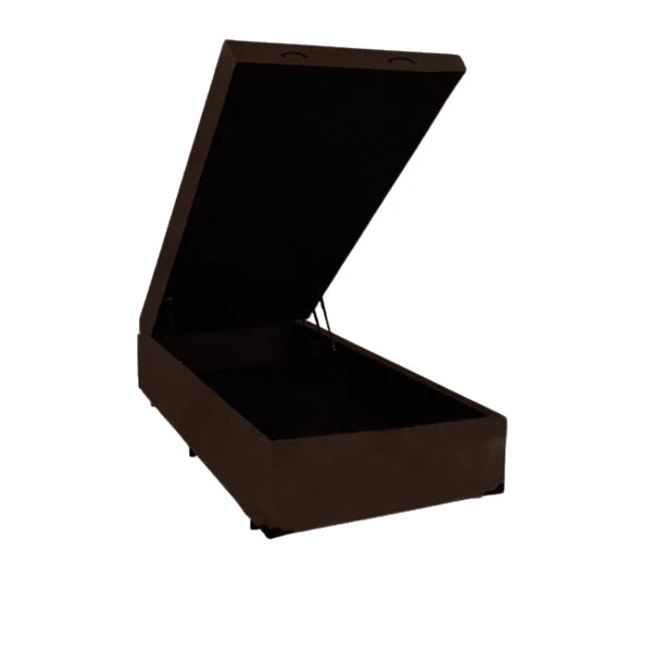 BOX BAU DF BOX LINHO MARROM 0,88X1,88X0,27 (ABERTURA FRONTAL) REF.: 888 - SOLTEIRO
