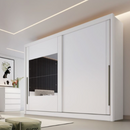 ROUPEIRO NOVO HORIZONTE MONACO 2PORTAS COM ESP INTERNO 02 COR:BRANCO REF:18023391 A 2,36XL2,41XP0,55