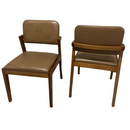 CADEIRA ARTSOLI LISA ESTOFADA COR CASTANHO CLARO TECIDO COR A535 REF.: 2252