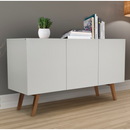 BUFFET ARTSOLI VENUS 3 PORTAS DESMONTADA CASTANHO CLARO COM OFF REF.: 3062D