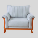 POLTRONA ESTOFARTE LOUISE TECIDO COR 2371