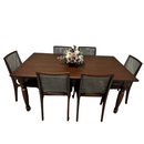 MESA SCAPIN ATLANTA 1,80X1,00 MADEIRA PÉS JEQUITIBA TAMPO LAMINA CINAMOMO COR:CASTANHO REF: 25236