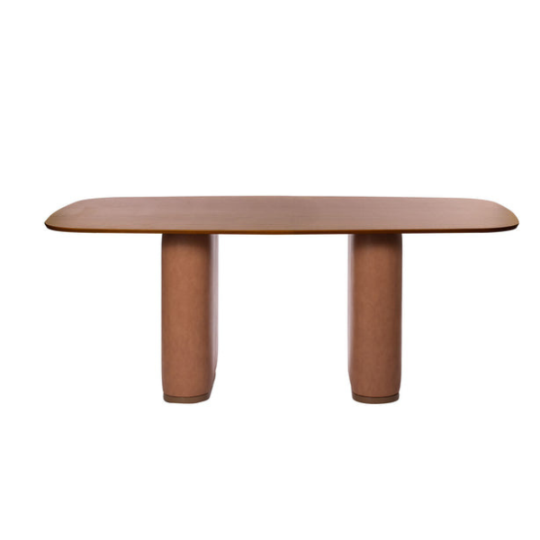 MESA PROVINCIA LINTZ 1,8 SEM VIDRO COR: CANELA / CARAMEL REF.: PA1202551