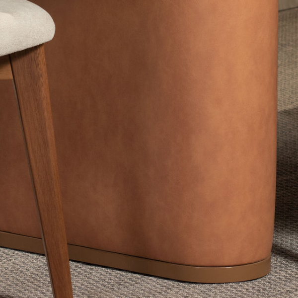 MESA PROVINCIA LINTZ 1,8 SEM VIDRO COR: CANELA / CARAMEL REF.: PA1202551
