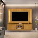 BANCADA COM PAINEL DJ ATLAS  COR: CEDRO REF:33642253