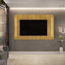 BANCADA COM PAINEL DJ ATLAS  COR: CEDRO REF:33642253