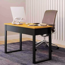 MESA ESCRITORIO DALLA COSTA F24 JPF COM GAVETA INDUSTRIAL 1,18X53 CM COR: FREIJO/PRETO