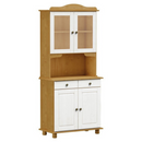 CRISTALEIRA FINESTRA RUBI 2 + 2 PORTAS CARVALHO BRANCO REF.: 8926VB