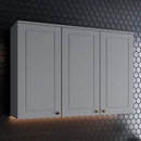 AEREO HENN 3 PORTAS 1200 MM AMERICANA CINZA HP REF.: C352-131