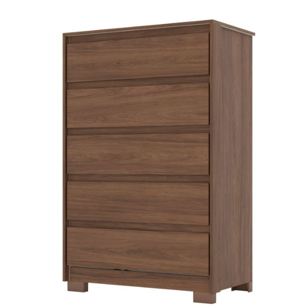 COMODA HENN ANDRIA 5 GAVETAS COR: CASTANHO REF.: D738-130