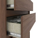 COMODA HENN ANDRIA 5 GAVETAS COR: CASTANHO REF.: D738-130