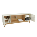 RACK DALLA COSTA R418 1,80 MTS COM 2 PORTAS COR: OFF / FREIJO REF.: R418WJ