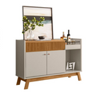 BUFFET LINEA BRASIL LUCCA COR: NATURE / OFF WHITE