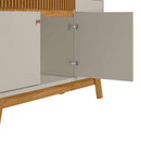 BUFFET LINEA BRASIL LUCCA COR: NATURE / OFF WHITE