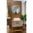 ESPELHEIRA MGM LUA COR CIMENTO REF.: 22469.40