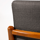 BANQUETA MILLER INTERIORES ALTA MODELO LISBOA COR:CASTANHO L-58 COR: 00043 TAUPE