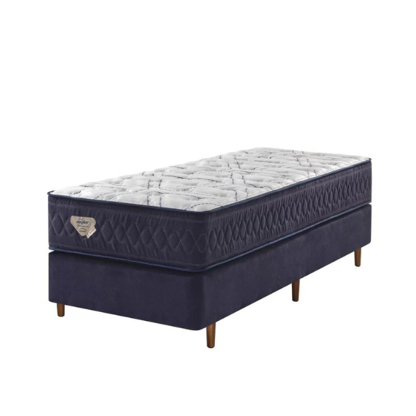 COLCHÃO ECOFLEX HIGH DENSITY II DUPLA FACE COM MOLAS SUPERLASTIC 0,88X1,88X0,31 - SOLTEIRO