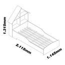 CAMA INFANTIL GELIUS CASINHA COR PINK PLOC