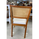 CADEIRA ARTSOLI IRIS COR CASTANHO CLARO COM ENCOSTO DE TELA ASSENTO COR A536 REF.: 2084