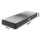 COLCHAO ECOFLEX DUAL FIRME 0,88X1,88X0,22 ESPUMA MACIÇA