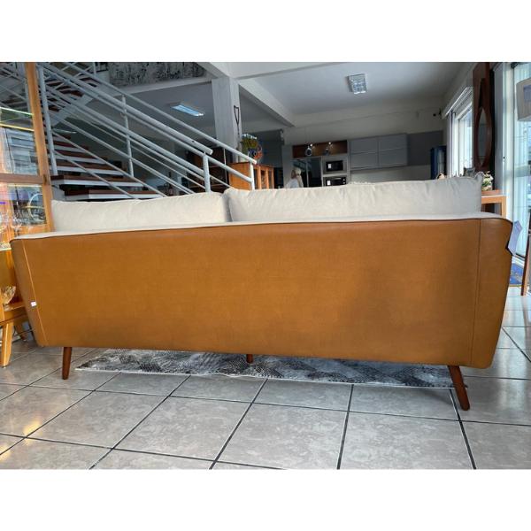 ESTOFADO SOLAR MOVEIS LINARES 2,21 MTS REF.: 2982 3 LUGARES COR 200893