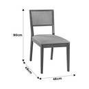 CADEIRA ARTSOLI IRIS COR CASTANHO CLARO COM ENCOSTO DE TELA ASSENTO COR A536 REF.: 2084