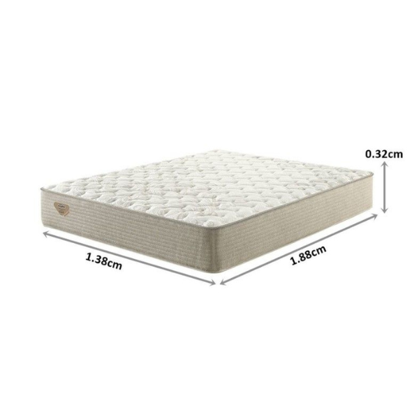 COLCHAO ECOFLEX RELAX SUPPORT MOLAS ENSACADAS DULPA FACE SUPORTE ATE 150 KILOS 032X1,88X1,38 - CASAL
