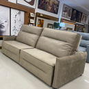 ESTOFADO BELLA DESIGNER PORTO 2,66 MTS ASS. 1,20 BRAÇO 0,13 CM DUPLO MOLEJO TECIDO FAIXA 100 COR 287