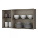 ARMÁRIO AEREO 3 PORTAS HENN CONNECT 1,20 DUNA/CRISTAL REF.:C56-35