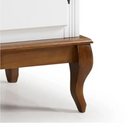 BALCÃO LINZ 3 PORTAS 2 GAVETAS REF.:60631 COR:BASE/TAMPO 024B IMBUIA G. ESTRUT. COR 011B LACA BRANCA