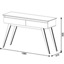 APARADOR IMCAL CLASSIC OFF WHITE/NATURE COD.: 61333