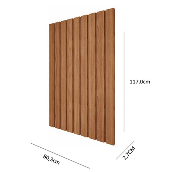PAINEL RIPADO MGM 0,80 COR FREIJO REF.: 22466.43