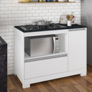 BALCÃO COOKTOP NOTAVEL NT 3050 REF.: 134 COR: BRANCO NEW / GRAN BRANCO TAMPO RECORTADO PARA 5 BOCAS