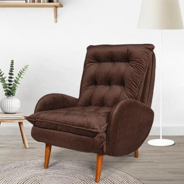 POLTRONA CIA DO ESTOFADO DIANDRA COR 1025 MARROM