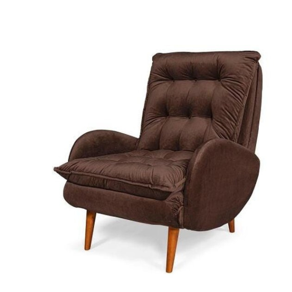 POLTRONA CIA DO ESTOFADO DIANDRA COR 1025 MARROM