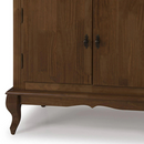 CRISTALEIRA LINZ LATERAL MADEIRA 2+2 PORTAS +1 GAVETA VIDRO COR: 024B REF: 60308