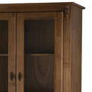 CRISTALEIRA LINZ LATERAL MADEIRA 2+2 PORTAS +1 GAVETA VIDRO COR: 024B REF: 60308