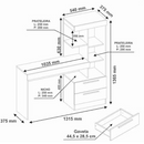 ESCRIVANINHA NOTAVEL NT 2010 REF.: 220 COR: NOGAL TREND / NOGAL TRENDE