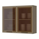 AEREO HENN CONNECT 2 PORTAS VIDRO 800MM DUNA REF.: C55-23