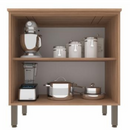 BALCÃO MOVEIS SUL LOUISE 0,80 COM TAMPO NOGAL MANCHESTER/DAMASCO REF.: 5154 NDA