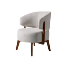 POLTRONA FIORI LOTUS ESTOFADA PÉ PINHÃO