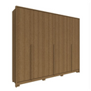 ROUPEIRO RIMO NEW GUARAPARI 6 PORTAS COR JEQUITIBA / JEQUITIBA REF.: 47905