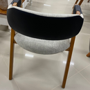 CADEIRA OCRE ROSE LUGANO IMBUIA TECIDO FRENTE 109 COSTAS 32