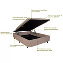 BOX BAU DF BOX LINHO BEGE 72 1,38X1,88X0,27 REF.: 897 - CASAL