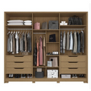 ROUPEIRO RIMO NEW GUARAPARI 6 PORTAS COR JEQUITIBA / JEQUITIBA REF.: 47905