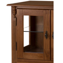 CRISTALEIRA LINZ BAIXA LATERAL VIDRO 2 PORTAS 1 GAVETA COR: 024B REF: 60312