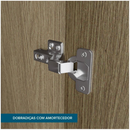 ROUPEIRO RIMO NEW GUARAPARI 6 PORTAS COR JEQUITIBA / JEQUITIBA REF.: 47905