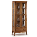 CRISTALEIRA LINZ LATERAL VIDRO 2 PORTAS 1 GAVETA COR: 024B REF: 60303